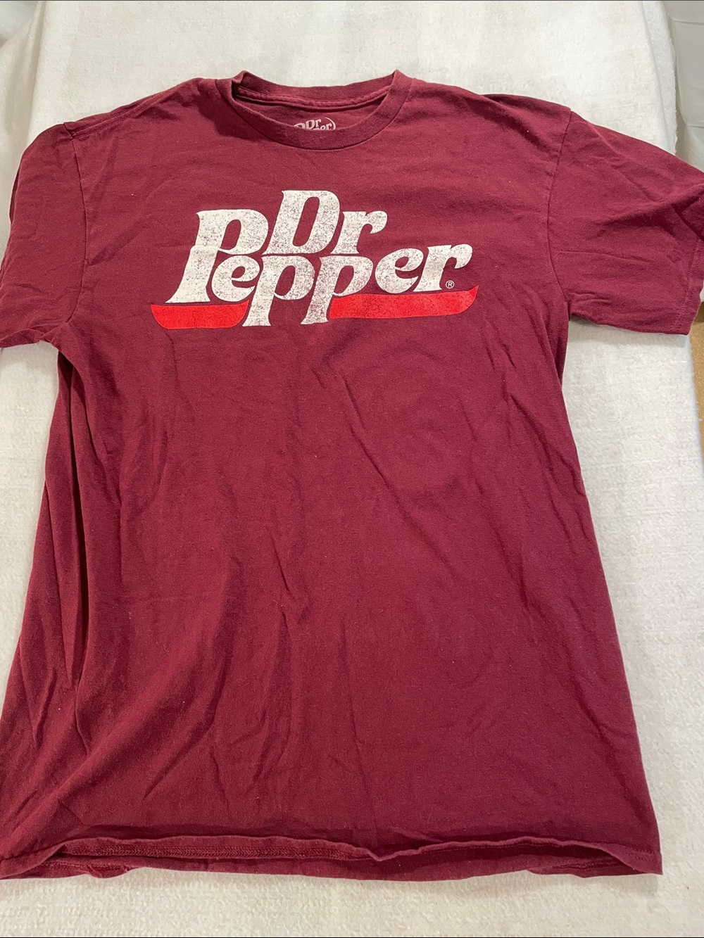 Dr Pepper Men's Short Sleeve Graphic Tee - Maroon